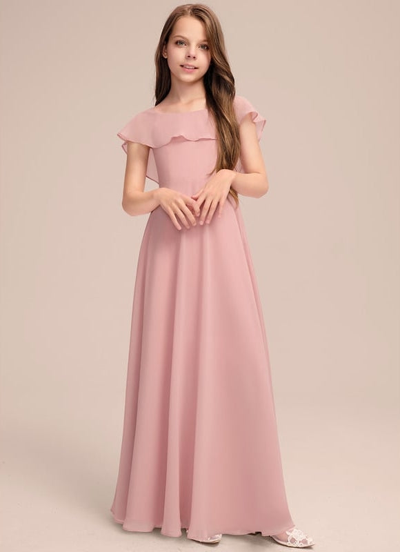 Robe Trapèze Bordeaux Flottante - gallery 1