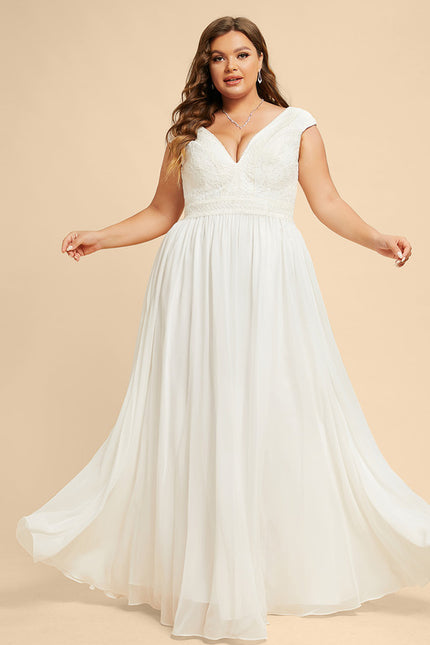 Robe Trapèze Éblouissante Aérienne - gallery 5