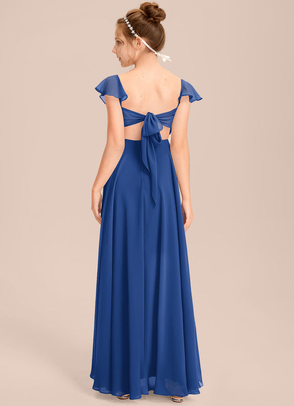Robe Trapèze Vert Doux Éclat - gallery 1