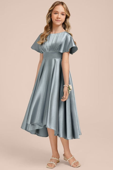 Robe Trapèze Satin Irisé - gallery 3