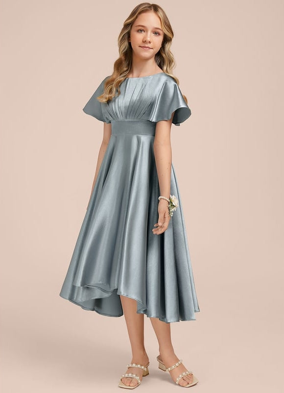 Robe Trapèze Satin Irisé - gallery 3