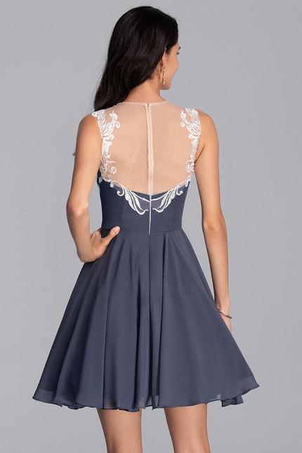 Robe Trapèze Courte Festive - gallery 1