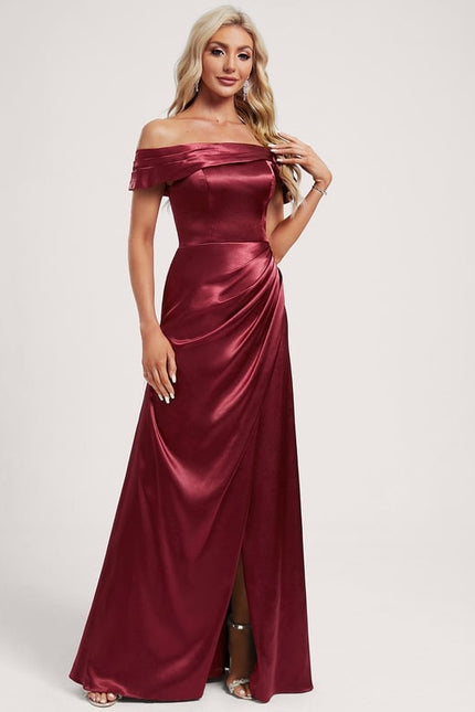 Robe Trapeze Epaule Dénudée - gallery 1