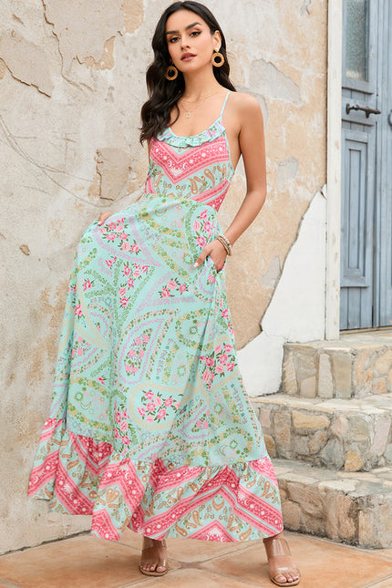 Robe Trapèze Fleurie Éclatante