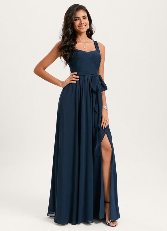 Robe Trapèze Flottante Aqua - gallery 5