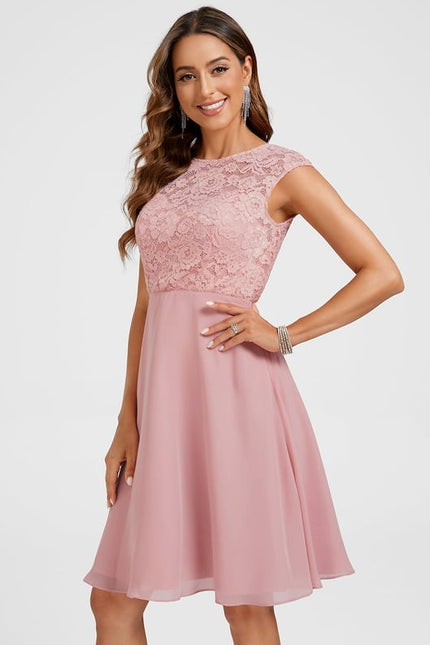 Robe Trapèze Douceur Rosée - gallery 2