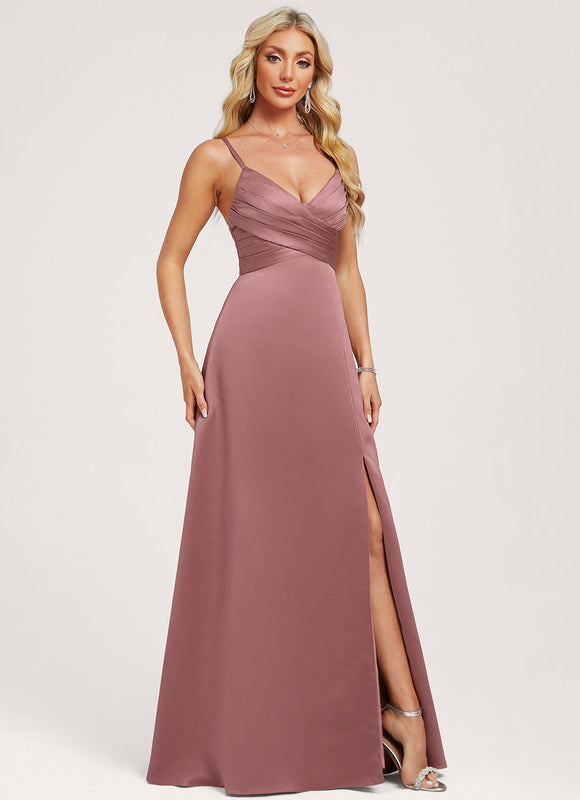 Robe Satin Trapeze - gallery 2
