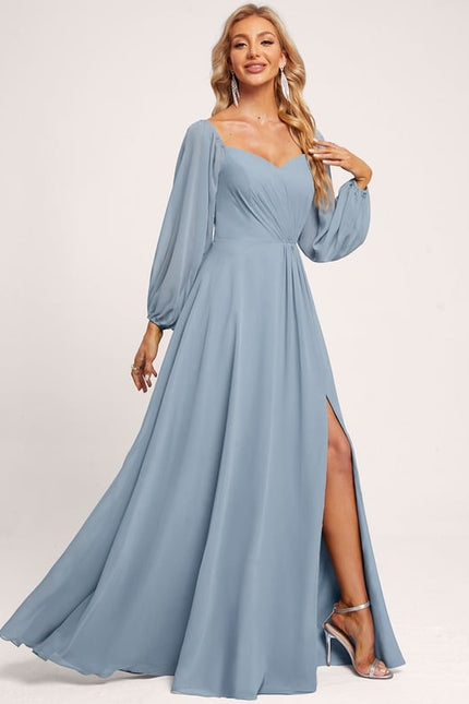 Robe Trapèze Éventail Douceur - gallery 4
