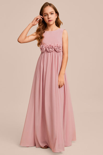 Robe Trapèze Mousseline Fleurie