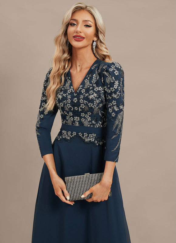Robe Trapèze Étoile De Soie - gallery 1