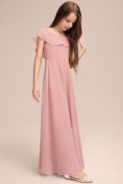 Robe Trapèze Bordeaux Flottante - gallery 3