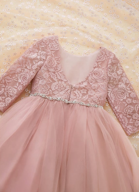 Robe Trapèze Pendule Rosée - gallery 6