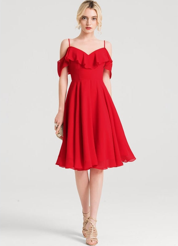 Robe Trapèze Émeraude Volante - gallery 3