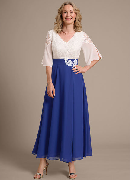Robe Trapèze Bleu Douceur