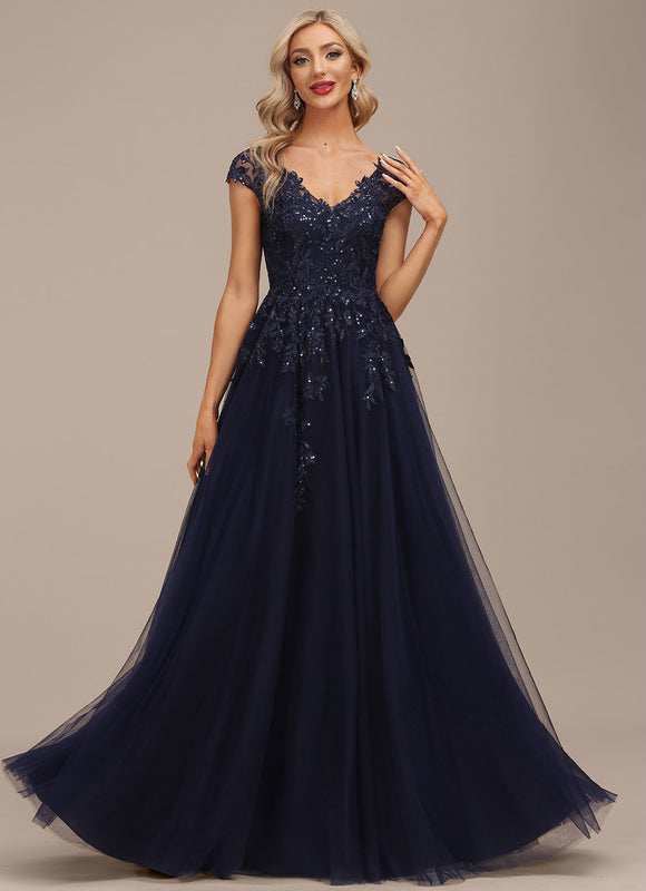Robe Trapèze Élégance Grise Tulle