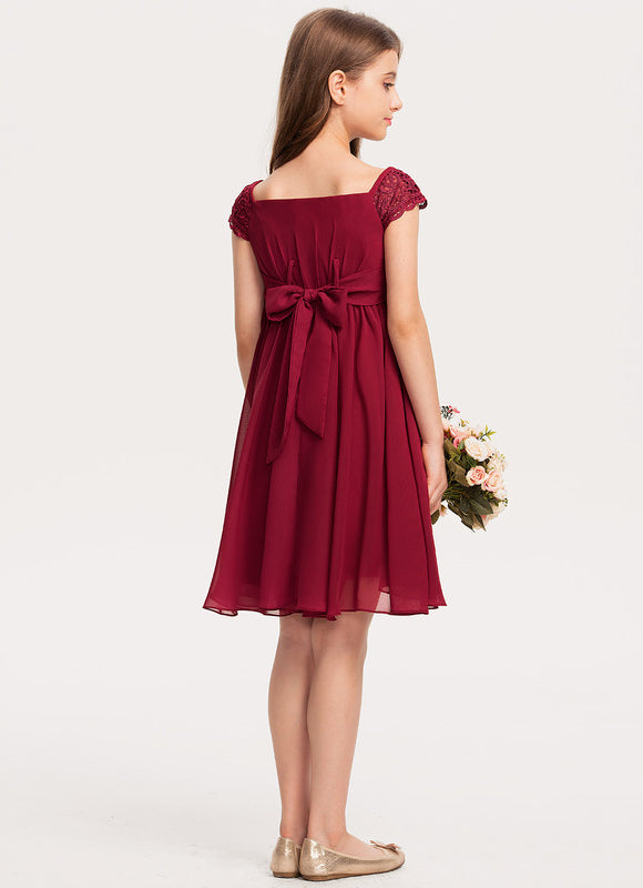 Robe Trapèze Cérémonie Rubis - gallery 4