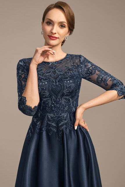 Robe Trapèze Éclat De Saphir - gallery 1