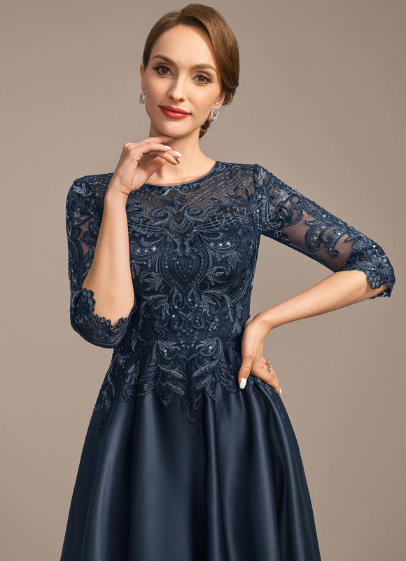 Robe Trapèze Éclat De Saphir - gallery 1
