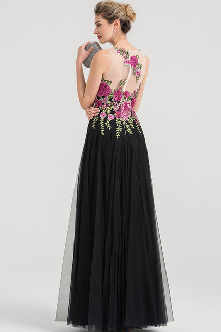 Robe Trapèze Fleur De Sombrelle - gallery 3