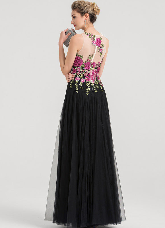Robe Trapèze Fleur De Sombrelle - gallery 3
