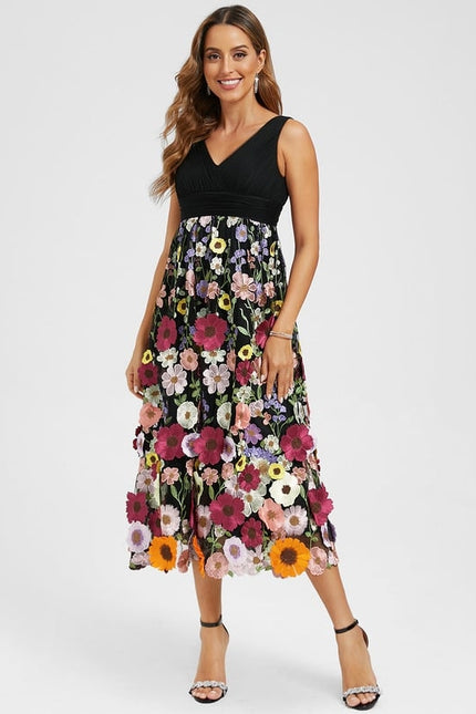 Robe Trapèze Éclat Multicolore