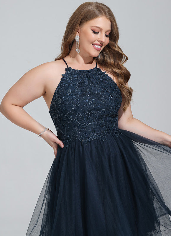 Robe Trapèze Éclat Tulle Cristal - gallery 9