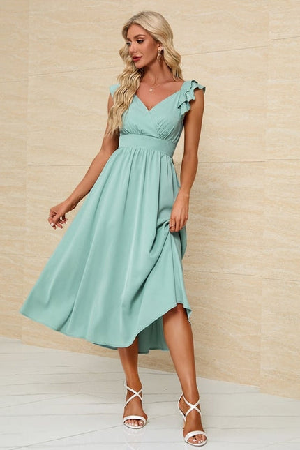 Robe Trapeze Volant - gallery 3