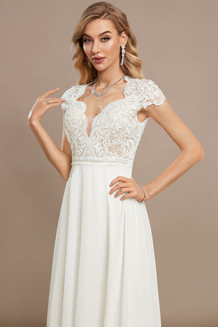 Robe Trapèze Éblouissante Aérienne - gallery 4