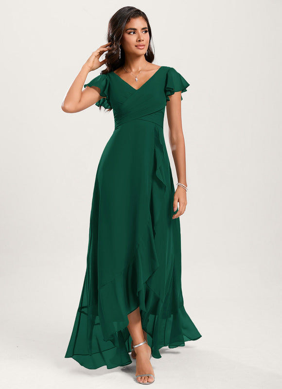 Robe Trapèze Fluide Asymétrique - gallery 4