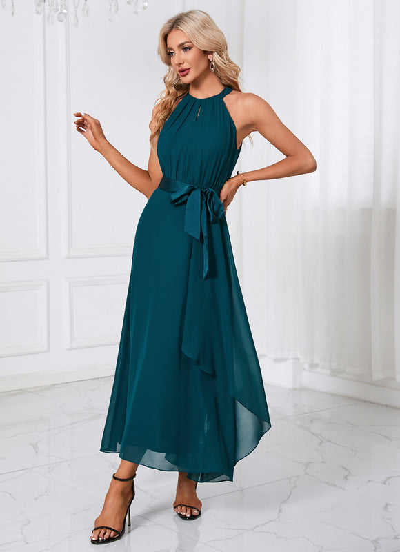 Robe Trapèze Chiffon Maxi - gallery 2