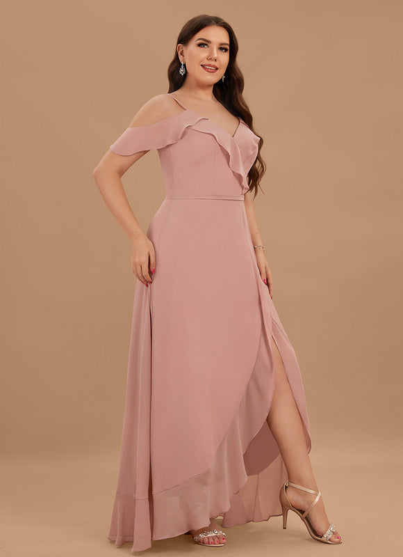 Robe Trapèze Fluide Asymétrique - gallery 7