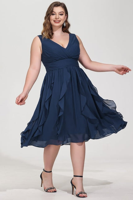 Robe Trapèze Émeraude Volante - gallery 7