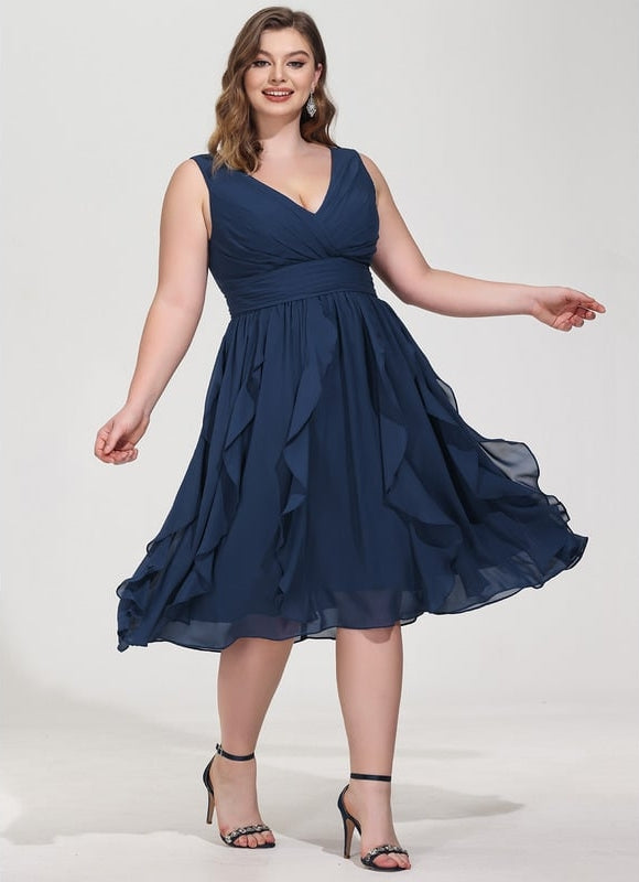 Robe Trapèze Émeraude Volante - gallery 7