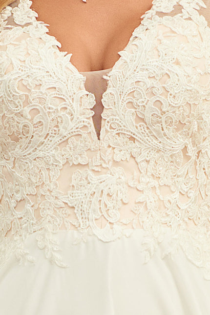 Robe Trapèze Éthérée Satinée - gallery 8