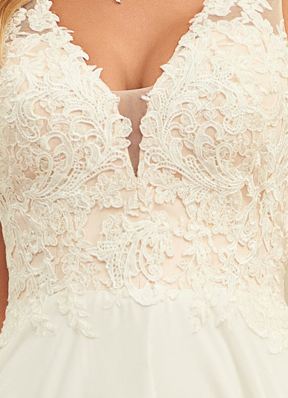 Robe Trapèze Éthérée Satinée - gallery 8