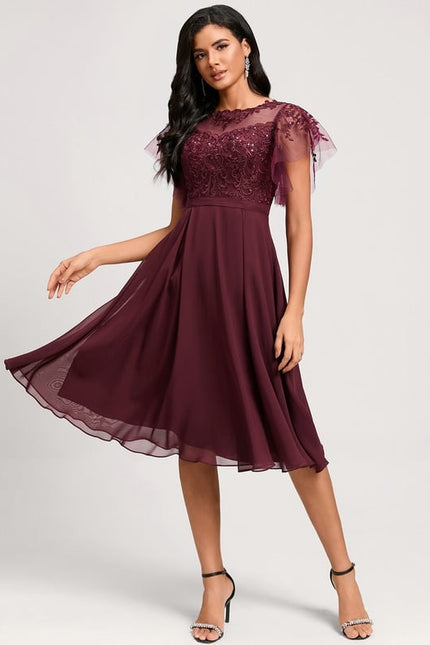 Robe Trapèze Chic Cérémonial