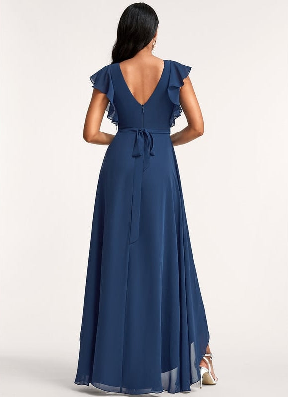 Robe Trapèze Fluide Asymétrique - gallery 3