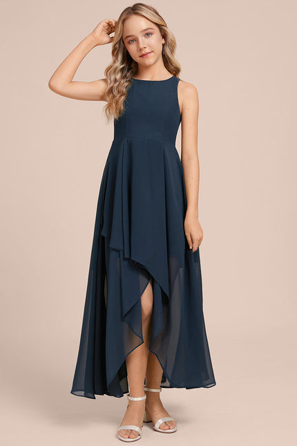 Robe Trapèze Bleu Nuit Flottant