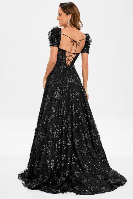 Robe Trapèze Élégance Obsidienne - gallery 5