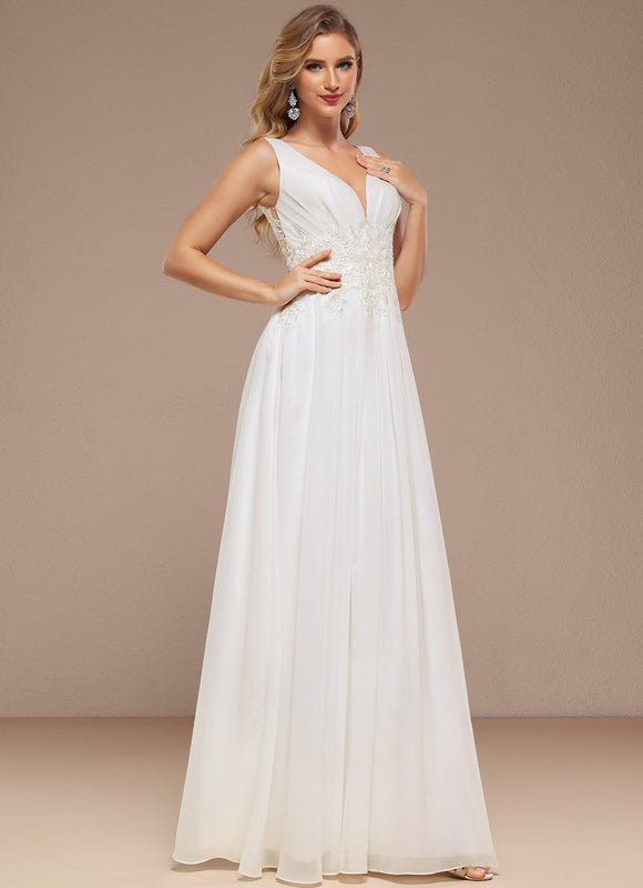Robe Trapèze Éthérée Lumineuse - gallery 2