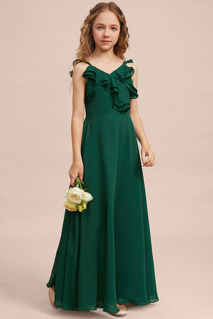 Robe Trapèze Vert Doux Éclat - gallery 3