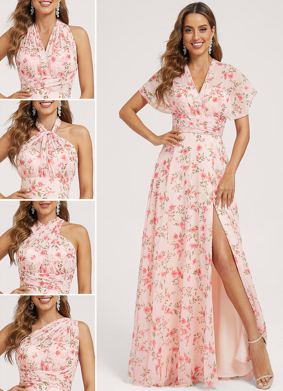 Robe Trapèze Fluide Bordeaux