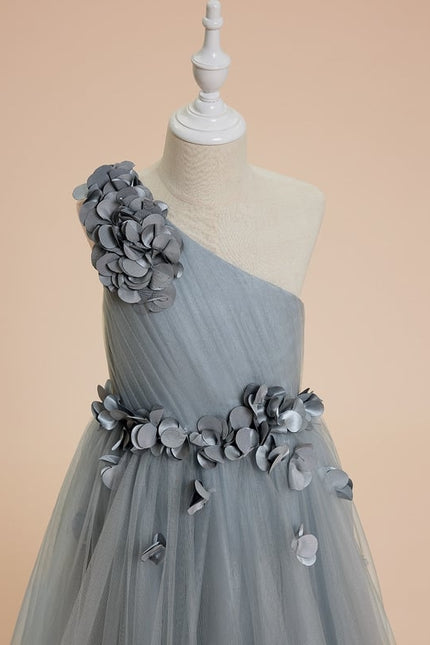 Robe Trapèze Brume Florale - gallery 1