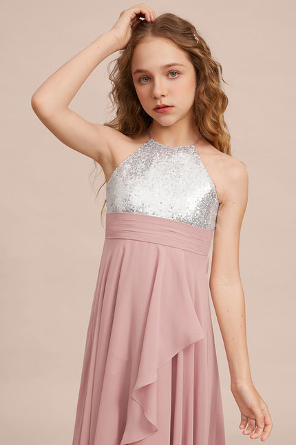 Robe Trapèze Poudrée Élégante - gallery 5