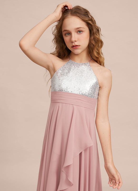 Robe Trapèze Poudrée Élégante - gallery 5