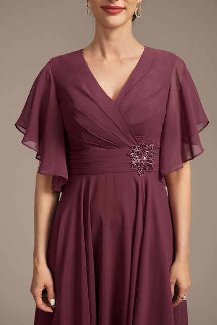 Robe Trapèze Éclat De Vague - gallery 6