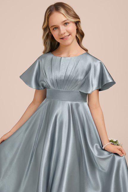 Robe Trapèze Satin Irisé - gallery 4