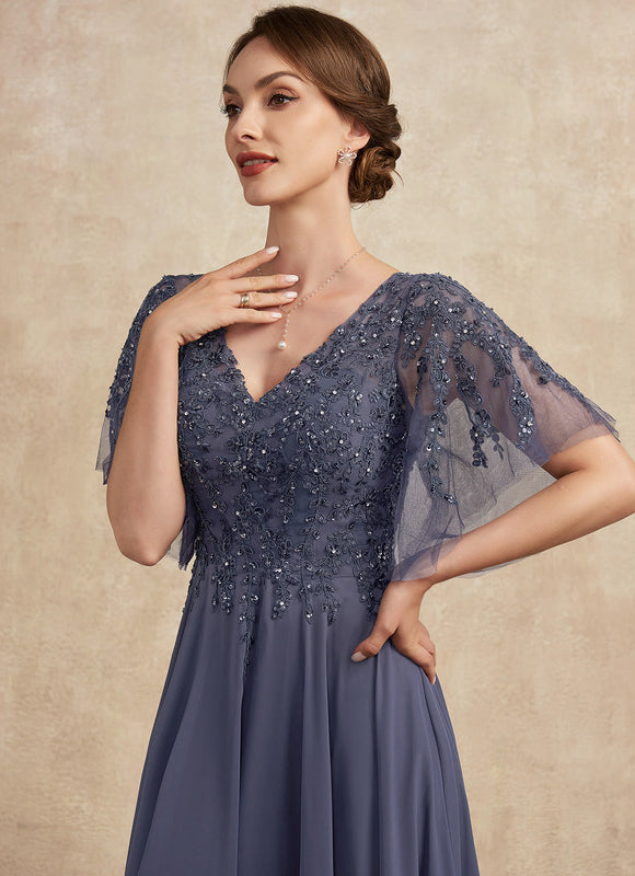 Robe Trapèze Satinée Étoilée - gallery 2