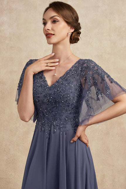 Robe Trapèze Satinée Étoilée - gallery 2