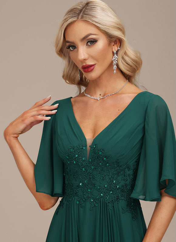 Robe Trapèze Émeraude Envoûtante - gallery 7